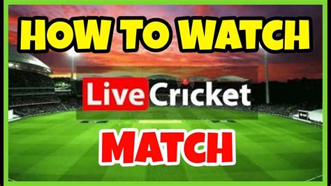 live match today watch online